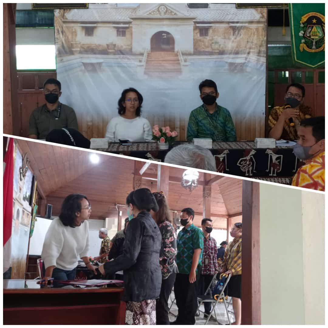 Sosialisasi Rehabilitasi Dan Revitalisasi Museum Kereta Kraton Yogyakarta.